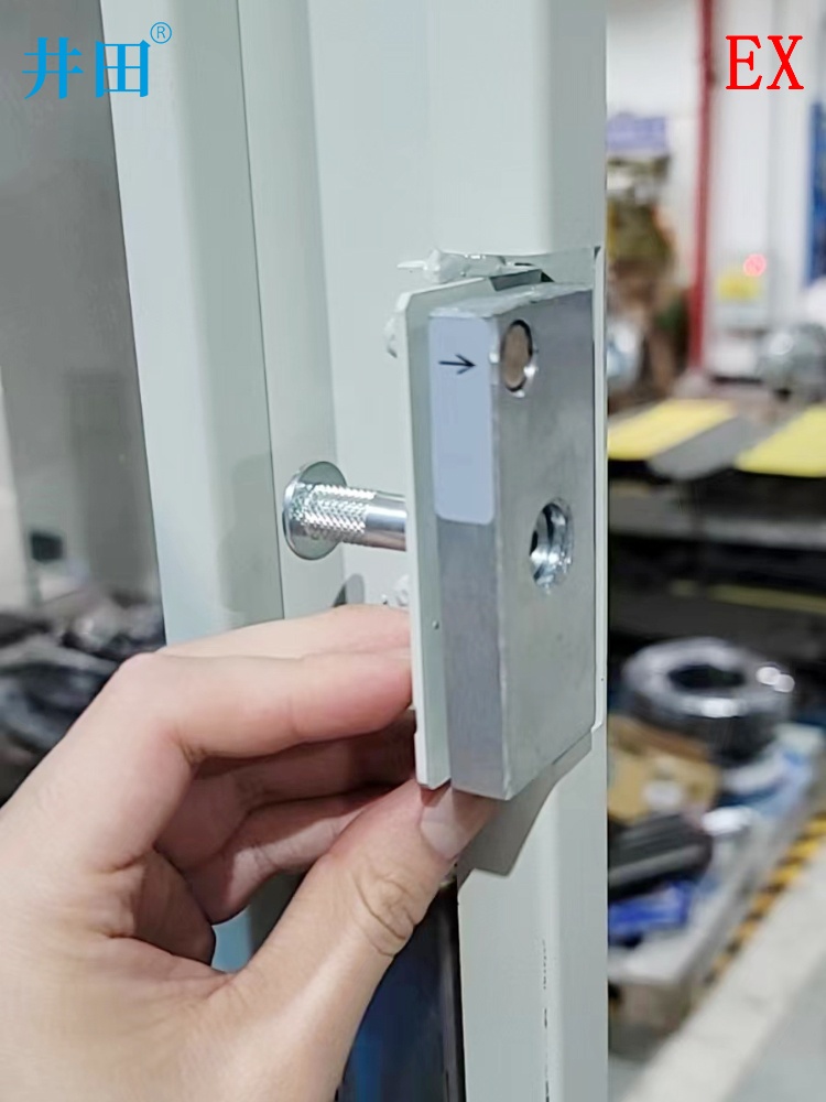 井田小型防爆门禁锁 JT-3600 安装展示